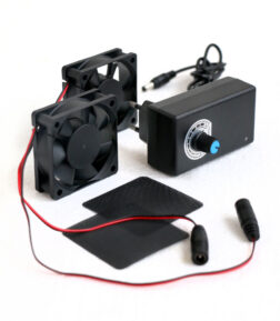 Lüfter Set mit Regelbaren Netzteil 2 x 60mm